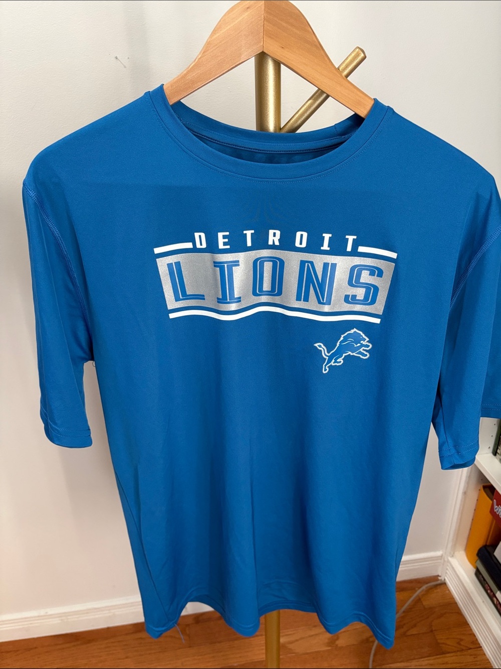 NFL Detroit Lions Royal Blue Graphic Tee